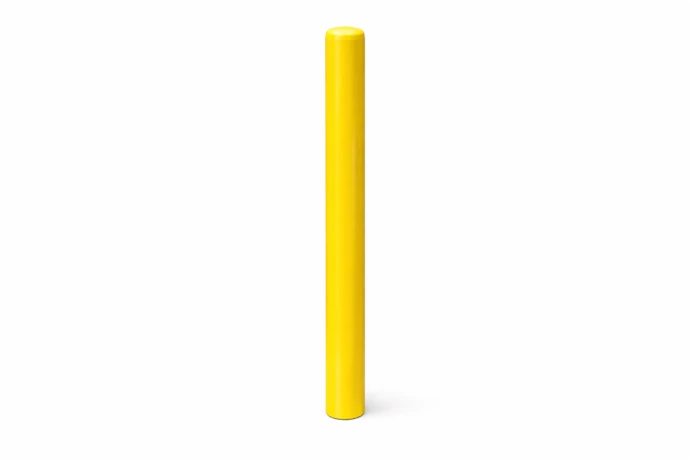 stootpaal diam 113x3,6 mm lengte 1700 mm geel