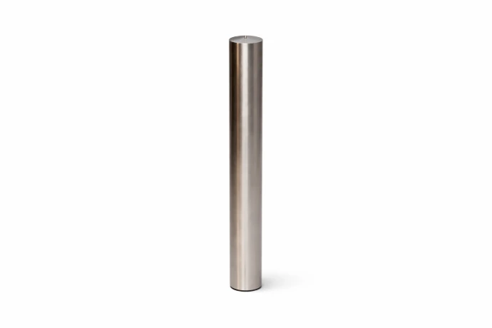[ST.GR.RVS.104.1200.B] RVS stootpaal diameter 104x2 mm - lengte 1200 mm met gebolde kop