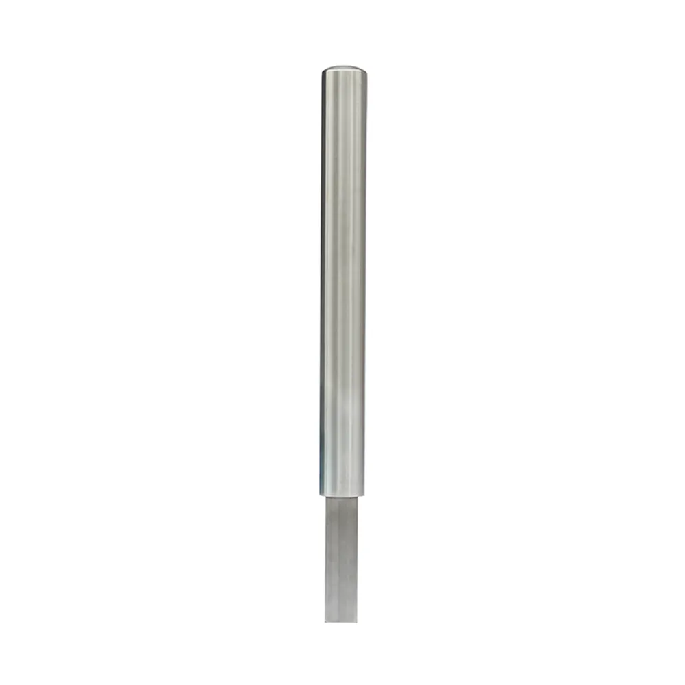 RVS stootpaal wegneembaar diameter 104x2 mm - lengte 900 mm met driekantslot